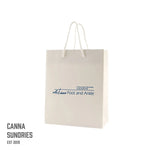 8”x10”x4” Matte Laminated Eurotote with Imprint - 1 Side [100 Count] - CannaSundries